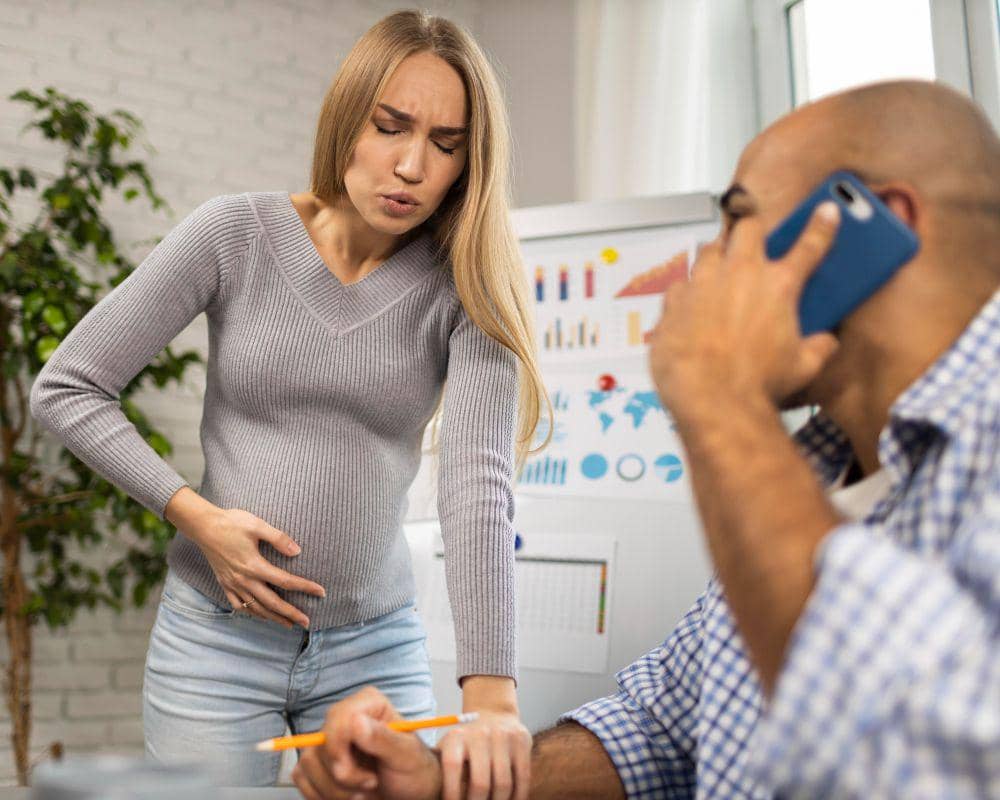 ilustrasi ibu hamil dengan solusio plasenta (freepik.com/freepik)