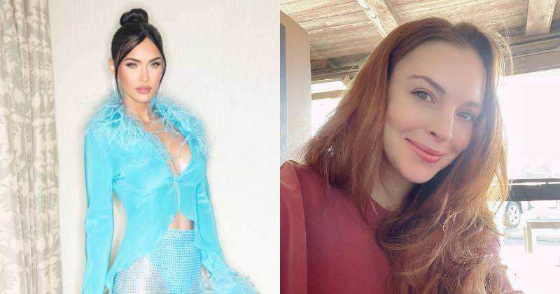 Instagram.com/meganfox & Instagram.com/lindsaylohan