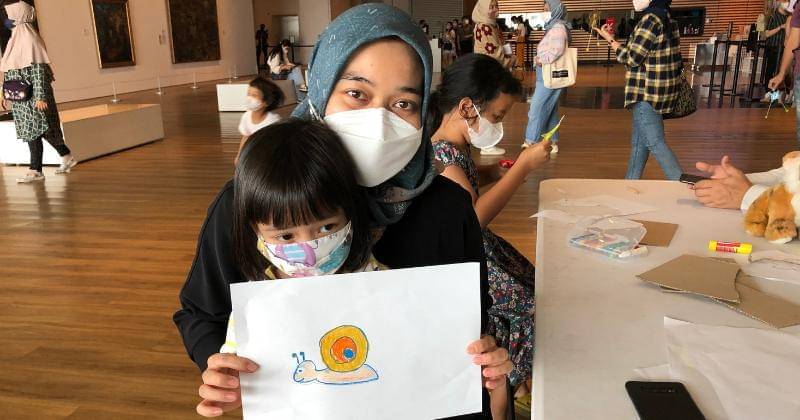 Mama dan peserta lokakarya Toys ‘S’ Me di Museum MACAN - dok.lokakaryamuseummacan