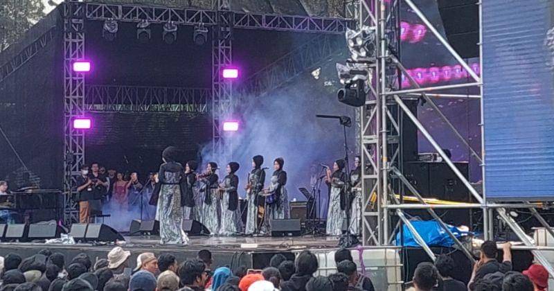 Nasida Ria di Synchronize Festival/Popmama.com/Aflaha Rizal Bahtiar