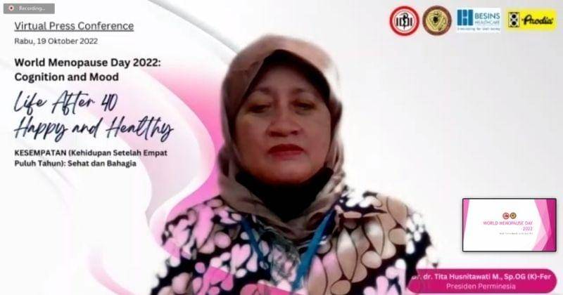 Dr. dr. Tita Husnitawati Sp.OG (K)-Fer, Presiden PERMINESIA - dok. PERMINESIA