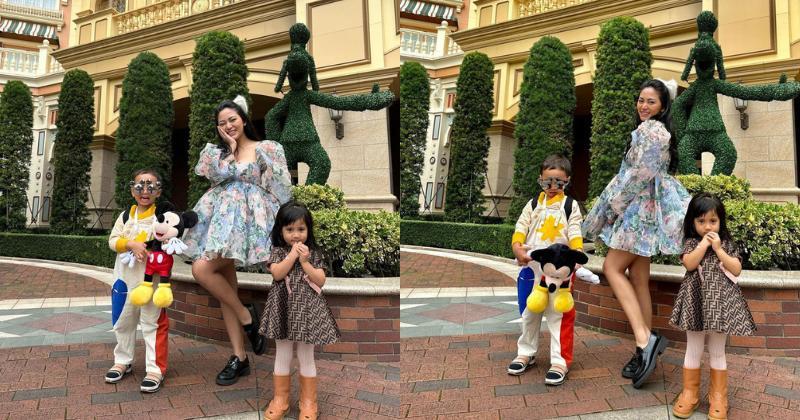 Akhirnya ke Jepang, Potret Xabiru dan Rachel Vennya di Disneyland