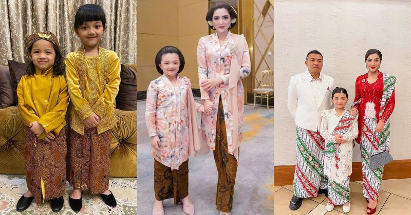 11 Potret Arsy Hermansyah Pakai Kebaya Imut & Menawan, 'Ashanty' Kecil