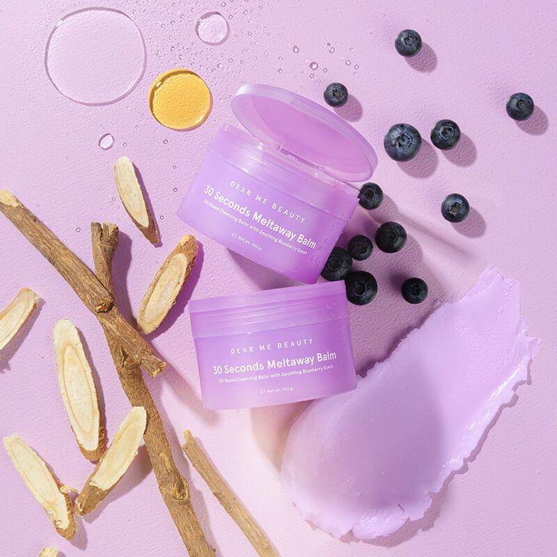 Dear Me Beauty Cleansing Balm Meltaway Balm Blueberry (shopee.co.id/vozzaskin)