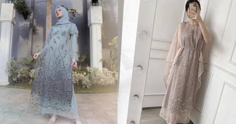 Drees Model 11 Model Dress Brokat Terbaru yang Simpel dan Anggun | Popmama.com