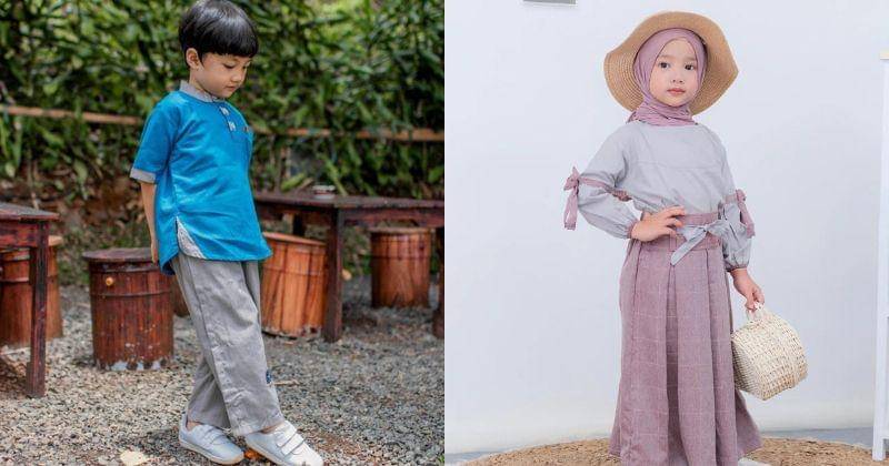 Ilustrasi busana muslim anak - Instagram.com/hooflakidswear/kireynadhifatul
