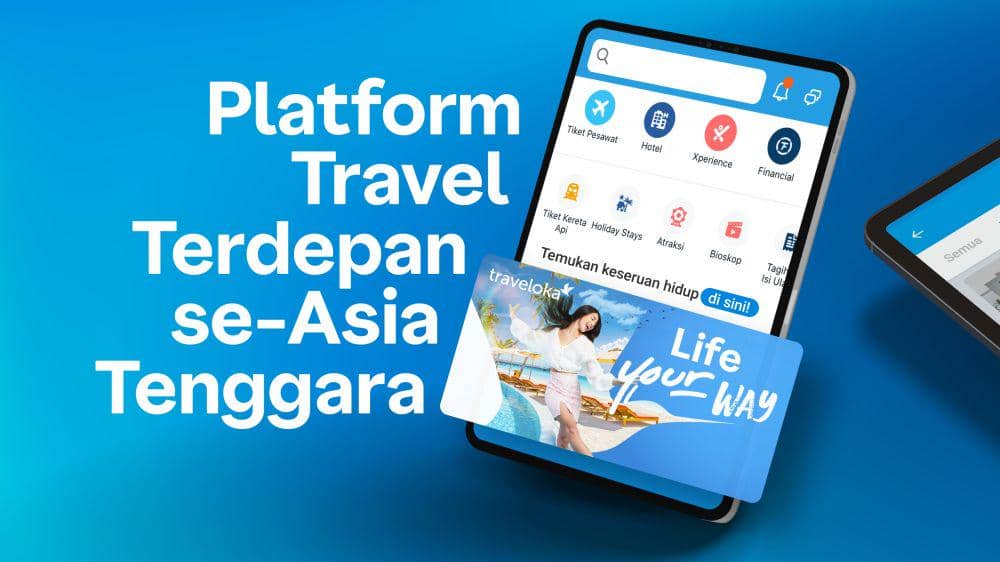 Tampilan aplikasi Traveloka (play.google.com)
