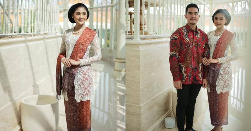 Gaya Erina Gudono Berkebaya Putih di Peresmian Taman Pracima Tuin Solo