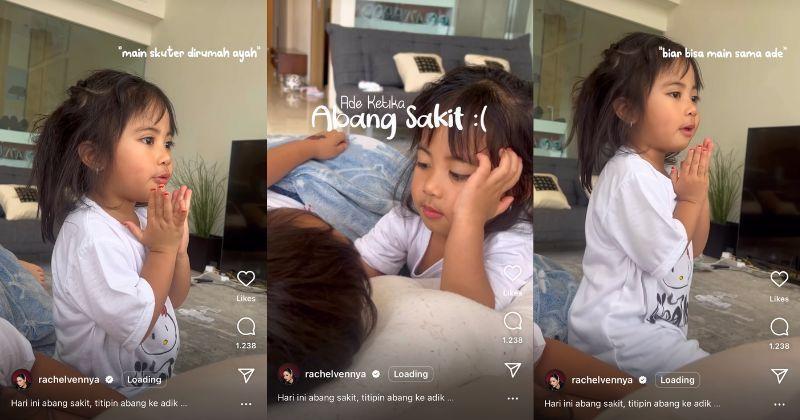 Gemas! Ini Doa Chava untuk Xabiru agar Cepat Sembuh