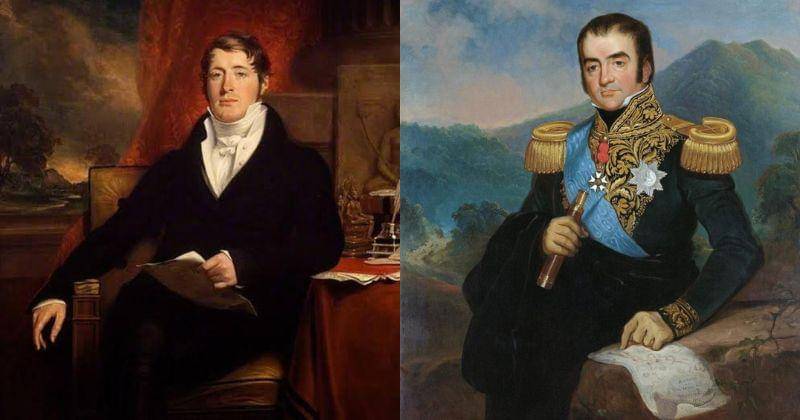 Figur Raffles dan Daendels - Instagram.com/hippoacademy.id/gusti.andra1812