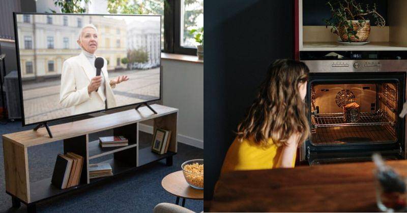 Televisi dan oven - Freepik/Pexels/cottonbro studio