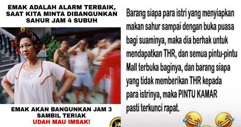 20 Meme Sahur Lucu di Bulan Ramadan, Relate Sama Keluarga