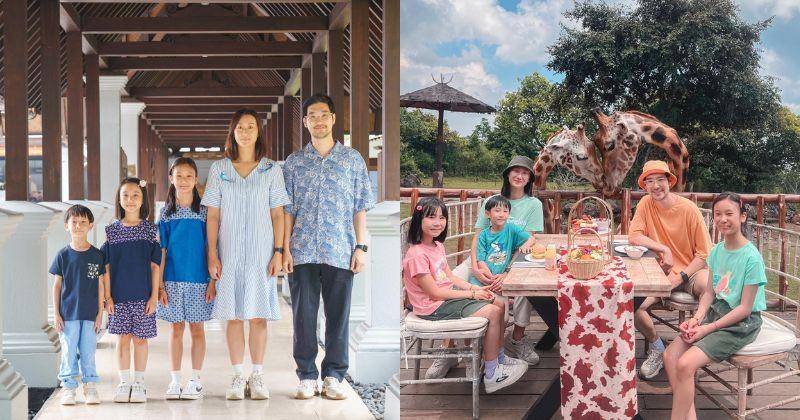 9 Foto Kompak Kimbab Family Selama Liburan di Indonesia, Kecintaan Keluarga Online!