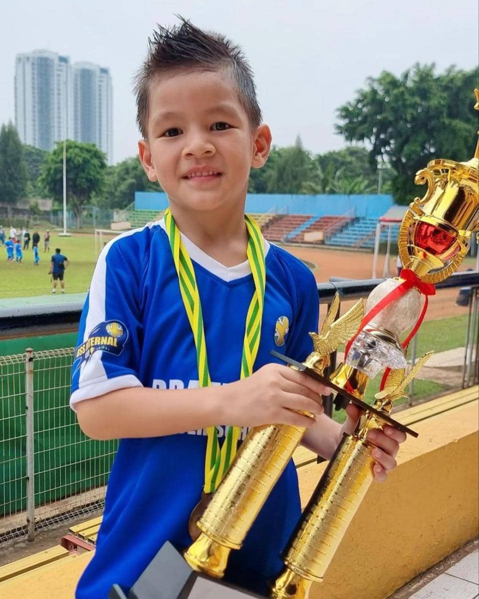 Arjuna Zayan Sugiono, anak Titi Kamal dan Christian Sugiono