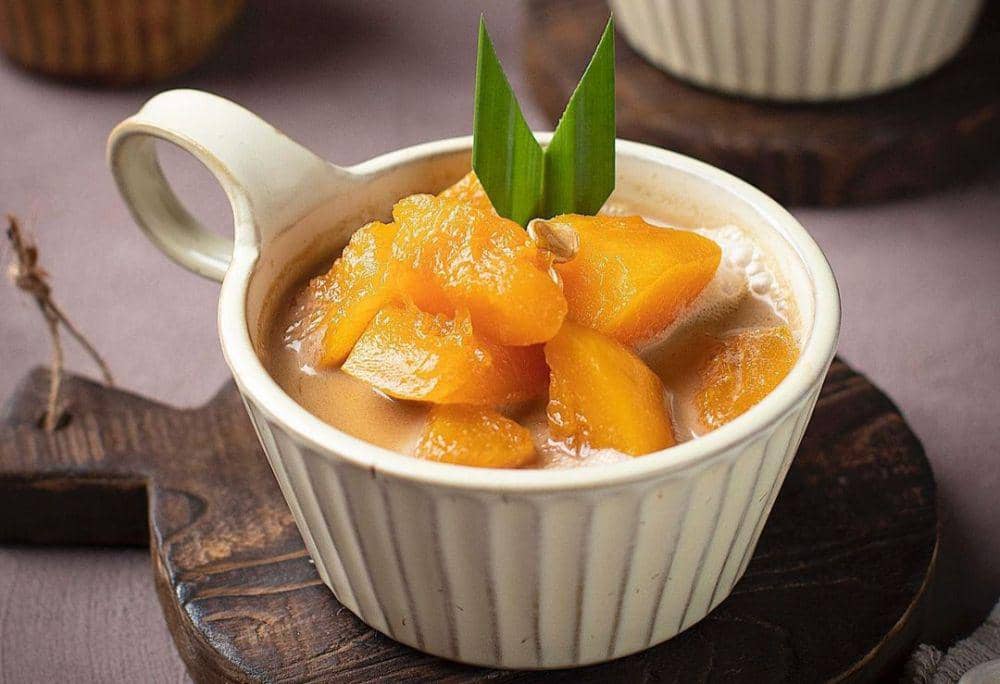 ilustrasi kolak labu kuning