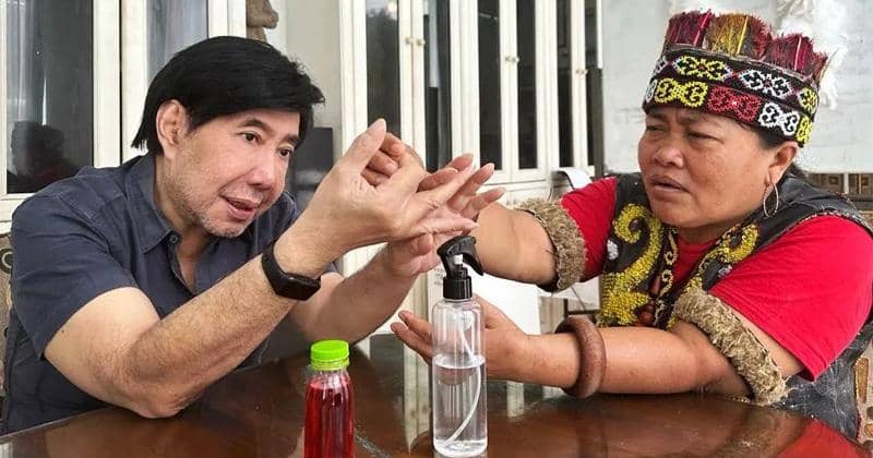 Tangan Guruh Soekarnoputra Sembuh Usai Ditangani Ida Dayak