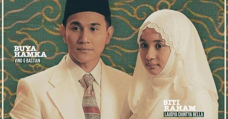 Vino G Bastian sebagai Buya Hamka, Laudya Chintya Bella sebagai Siti Raham - Instagram.com/buya_hamka_official
