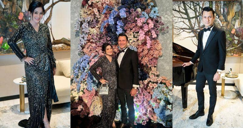 7 Gaya Serasi Christian Sugiono dan Titi Kamal di Resepsi Jessica Mila