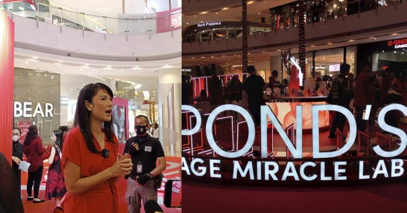 Dian Sastrowardoyo di konferensi pers POND'S Age Miracle Lab pada Kamis (8/6/2023). - Popmama.com/Nurul Khoiriyah