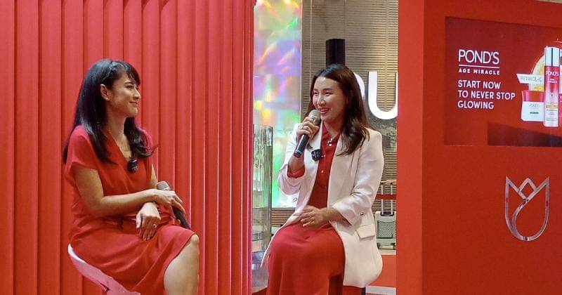 Konferensi Pers POND'S Age Miracle di Central Park Mall, Jakarta pada Kamis (8/6/2023). - Popmama.com/Nurul Khoiriyah