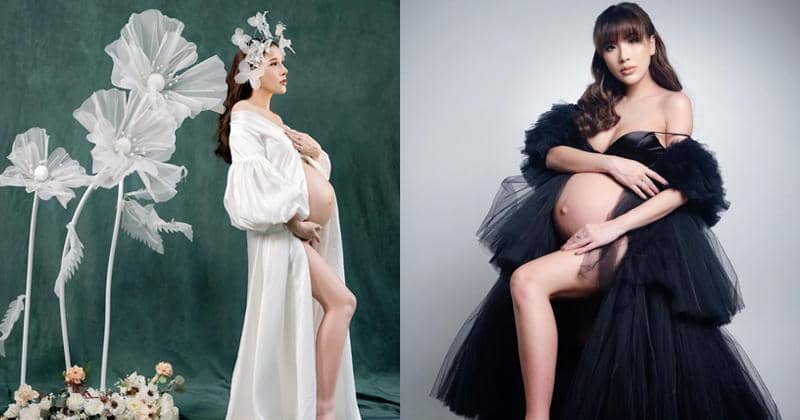 9 Foto Maternity Angela Tee, Host Uang Kaget dan eks Member 7icons
