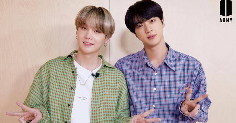 Kedekatan Jin dan Suga BTS, Punya Banyak Kesamaan yang Bikin Nyaman