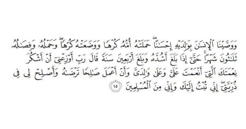 Surat Al-Ahqaf ayat 15 - Quran.com
