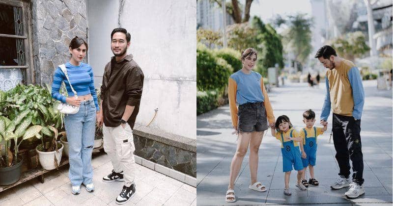 10 Foto OOTD Syahnaz Sadiqah dan Jeje Govinda yang Stylish