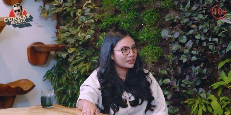 Anggie Nabila mengaku diteror belasan tahun oleh makhluk gaib - Youtube.com/CURHAT BANG Denny Sumargo