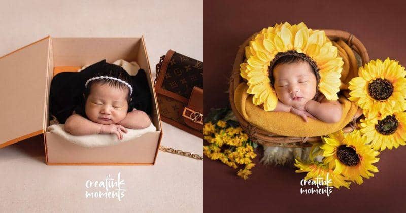 6 Newborn Photoshoot Baby Aisha, Anak Kesha Ratuliu dan Adhi Permana