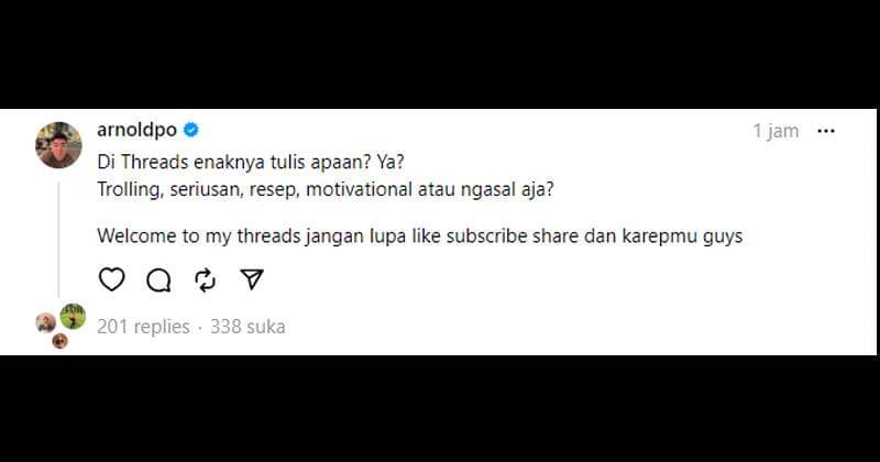 Threads.net/arnoldpo