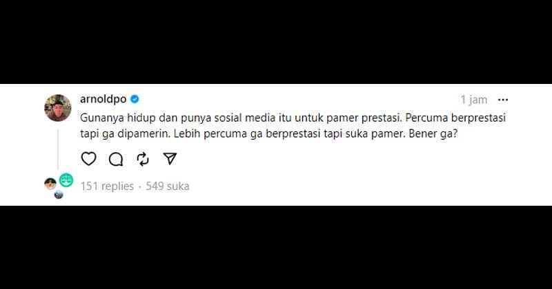 Threads.net/arnoldpo