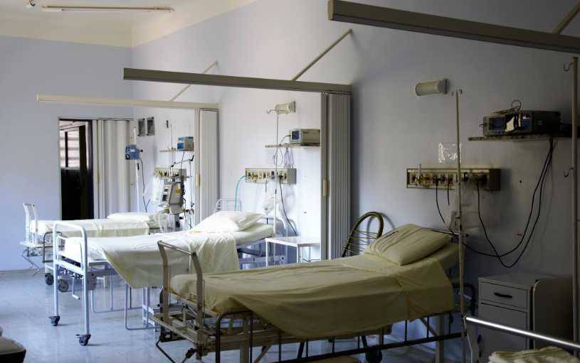 White Hospital Beds