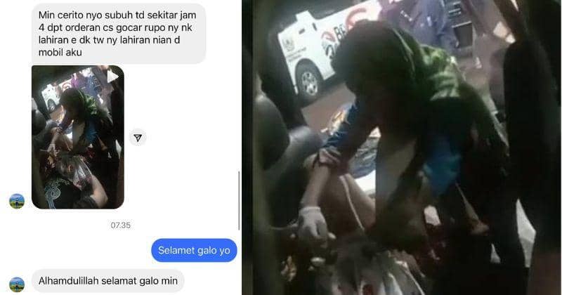 Perempuan Usia 15 Tahun Melahirkan di Dalam Taksi Online