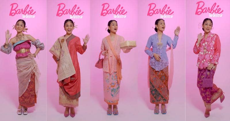 6 Gaya Andien sebagai Barbie Wastra, Tampak Nan Ayu!