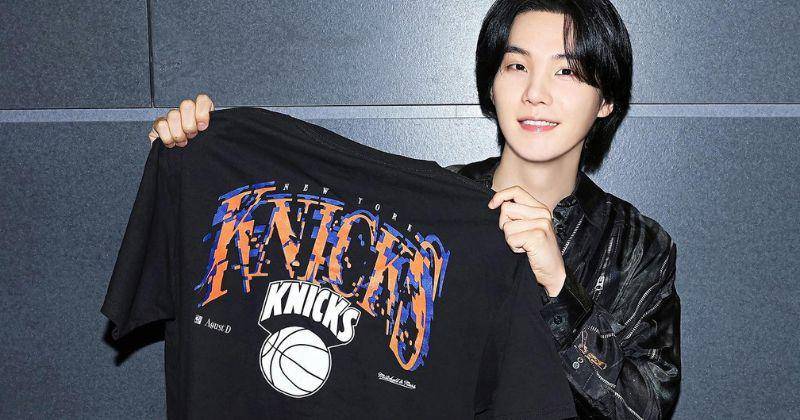 Jelang Wamil, Suga BTS Rilis Kolaborasi Fashion dengan NBA
