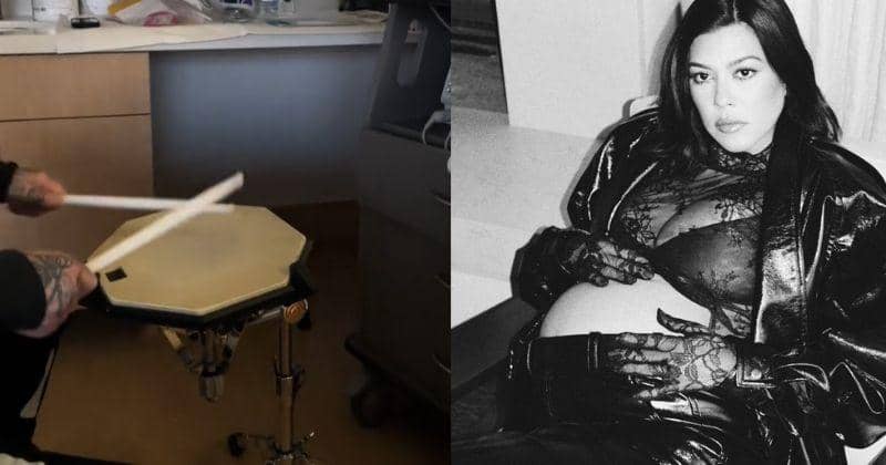 Main Drum di Ruang Bersalin, Travis Barker Dapat Kecaman Publik!