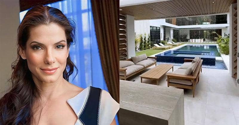 12 Foto Rumah Baru Sandra Bullock, Ada Bioskop Pribadi