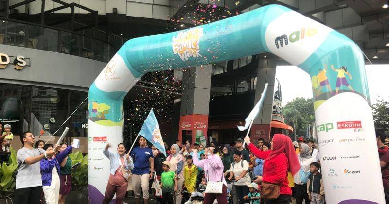 Kegiatan Jakarta Family Walk oleh Malo Indonesia di FX Sudirman - Popmama.com/Dewi Hanifah