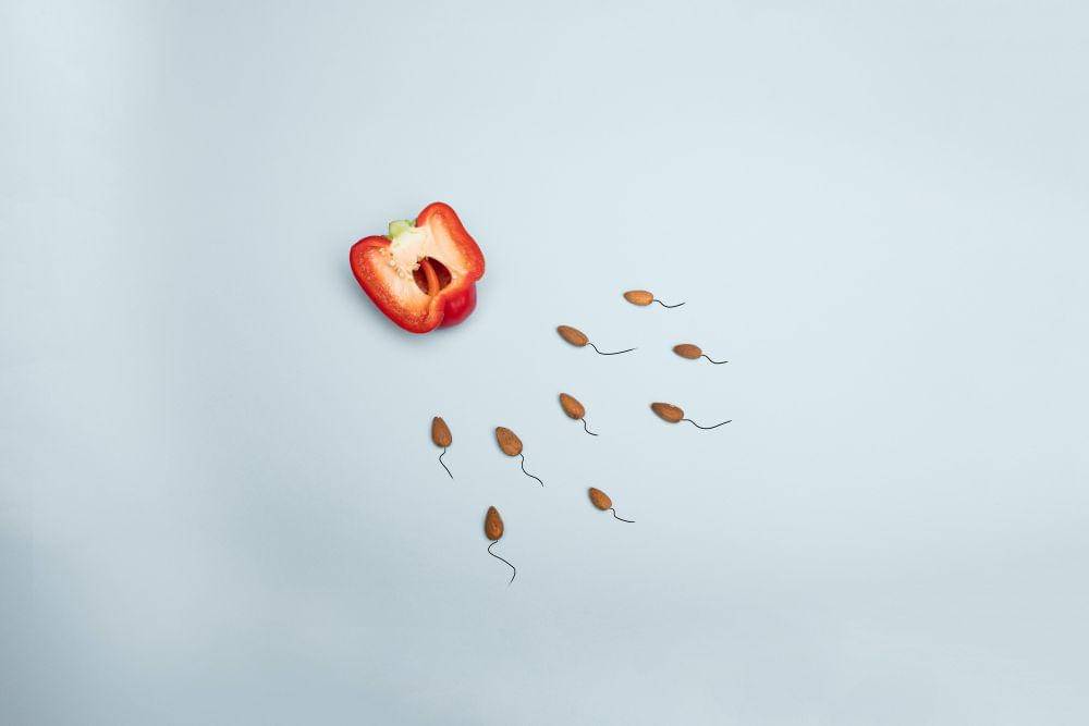 ilustrasi sperma dan sel telur (pexels.com/DeonBlack)