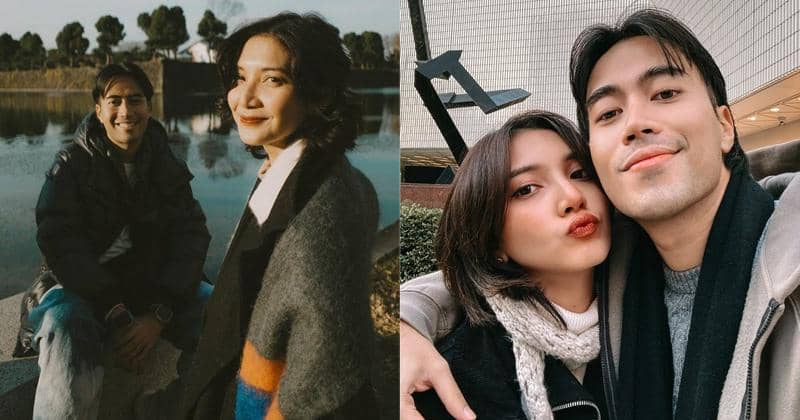 9 Gaya Sheila Dara dan Vidi Aldiano Liburan Tahun Baru 2024 di Jepang