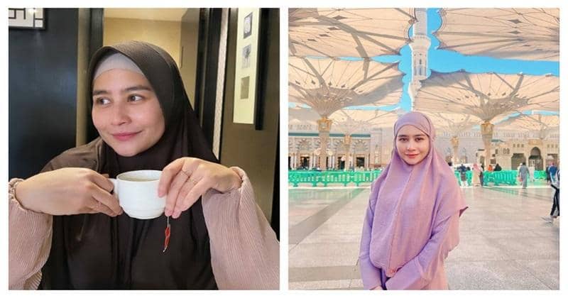 6 Potret Prilly Latuconsina dalam Balutan Hijab saat Umroh