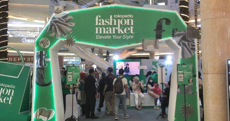 Tokopedia Fashion Market, Rabu (7/2/2024). - Popmama.com/Dewi Hanifah Ledjar Cahyani