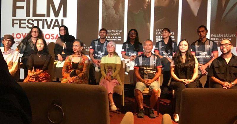 Press Conference Plaza Indonesia Film Festival 2024, Selasa (20/2/2024). - Popmama.com/Dewi Hanifah Ledjar Cahyani