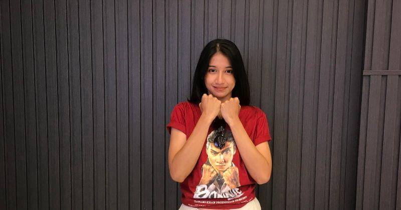 Livi Ciananta saat Media Visit Film Bonnie di IDN Media HQ, Rabu (21/2/2024). - Popmama.com/Dewi Hanifah Ledjar Cahyani