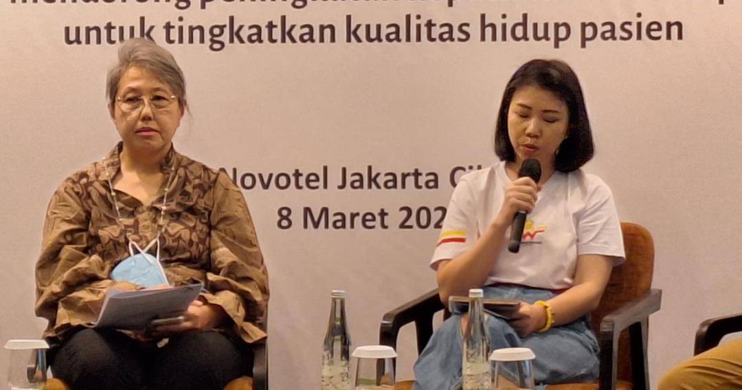 'Terapi hormonal jangka panjang Dienogest menjadi rekomendasi kuat pengelolaan Endometriosis' yang diselenggarakan oleh Bayer pada Jumat (8/3/2024) di Novotel Cikini, Jakarta - Popmama.com/Argya D. Maheswara