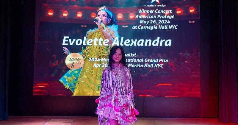 Evolette Alexandra dalam new single launching pada Senin (22/04/2024). - Popmama.com/abigailjunuslie