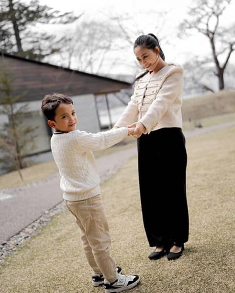 10 Potret Rachel Vennya, Xabiru dan Chava Liburan ke Jepang | Popmama.com
