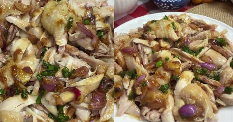 Resep Ayam Rebus Minyak Bawang, Menu Sat Set Bikin Anak Nambah!