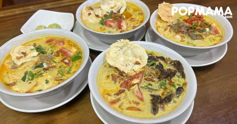 Kumpulan menu soto di Soto Sob H. Asmawi - Popmama.com/Onic Metheany